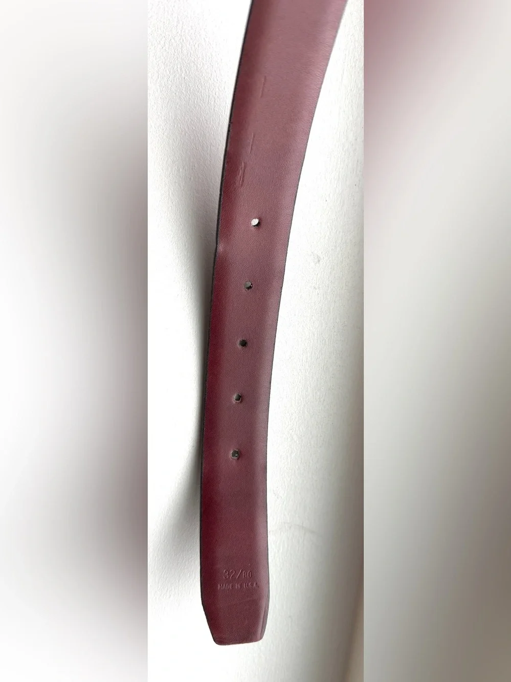 Pierre Cardin Vintage Reversible Belt Size 32 Made in Italy Leather